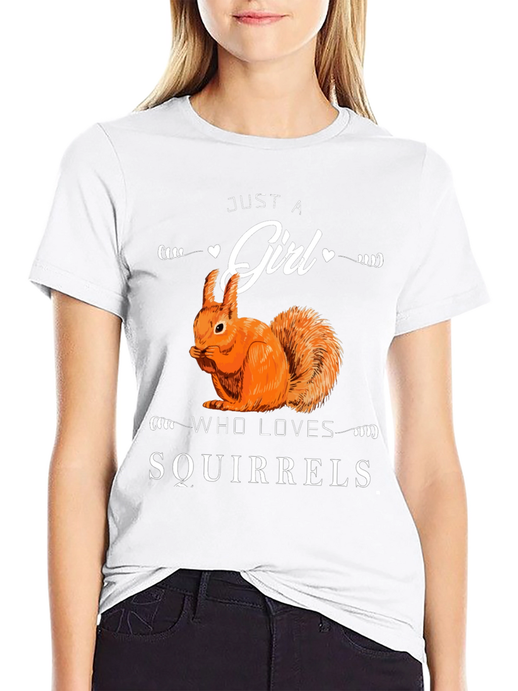 Just A Girl Who Loves Squirrels T-Shirt