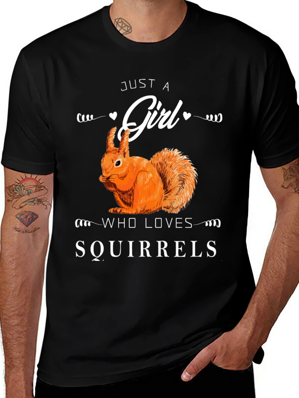 Just A Girl Who Loves Squirrels T-Shirt