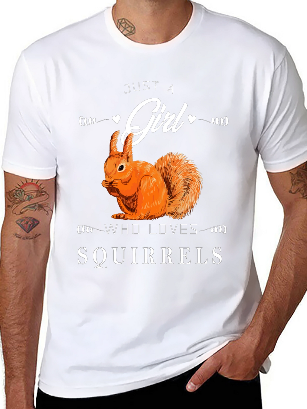 Just A Girl Who Loves Squirrels T-Shirt