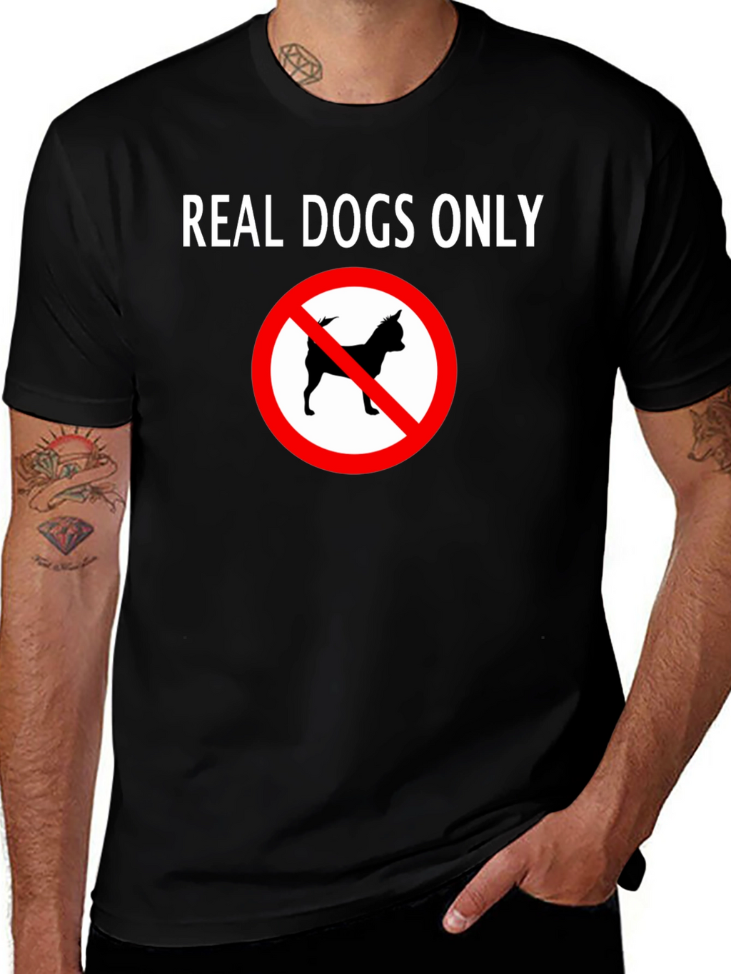 Real Dogs Only Graphic Tee
