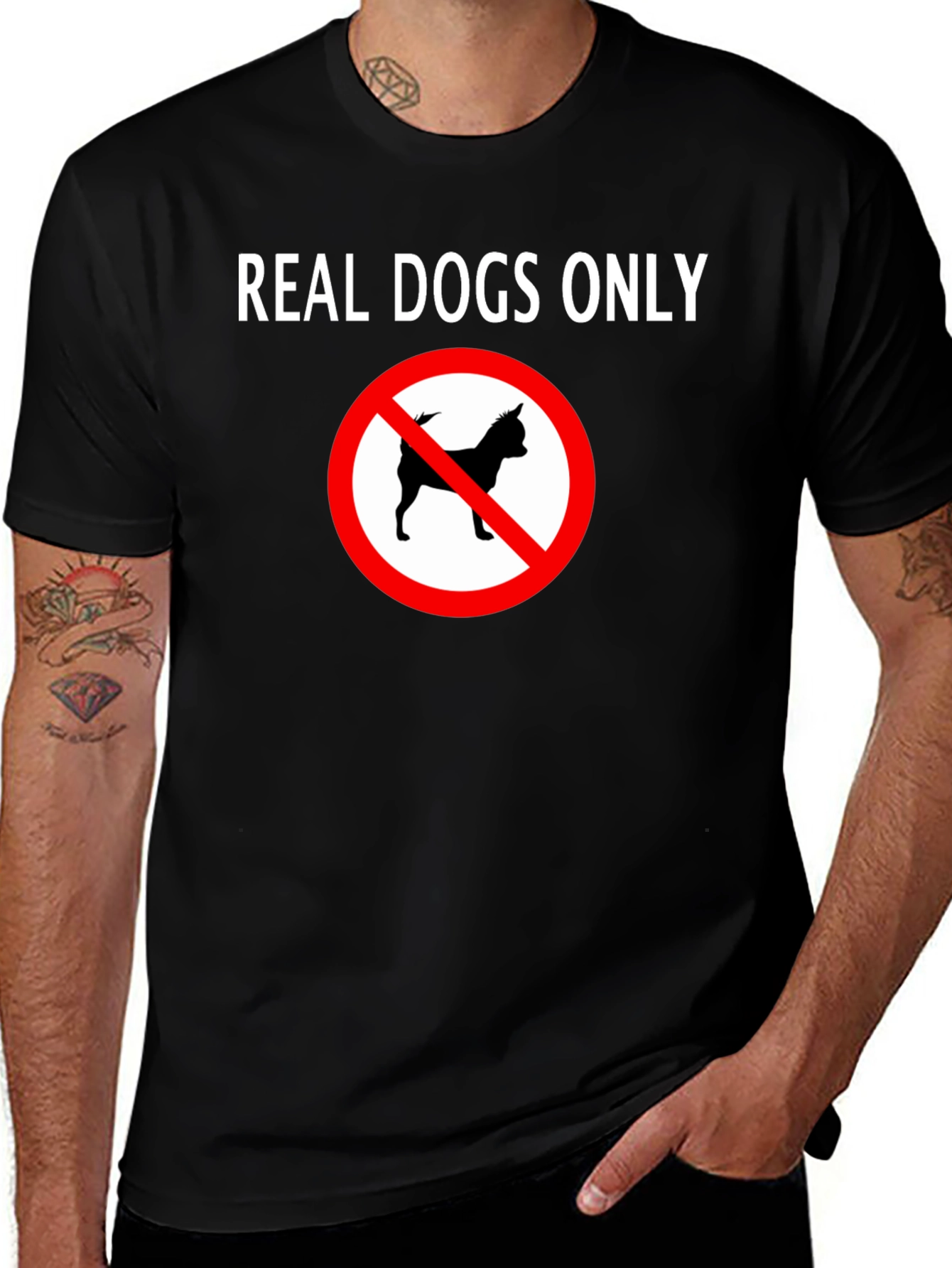 Real Dogs Only Graphic Tee