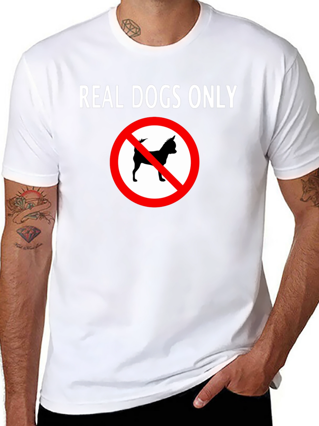 Real Dogs Only Graphic Tee