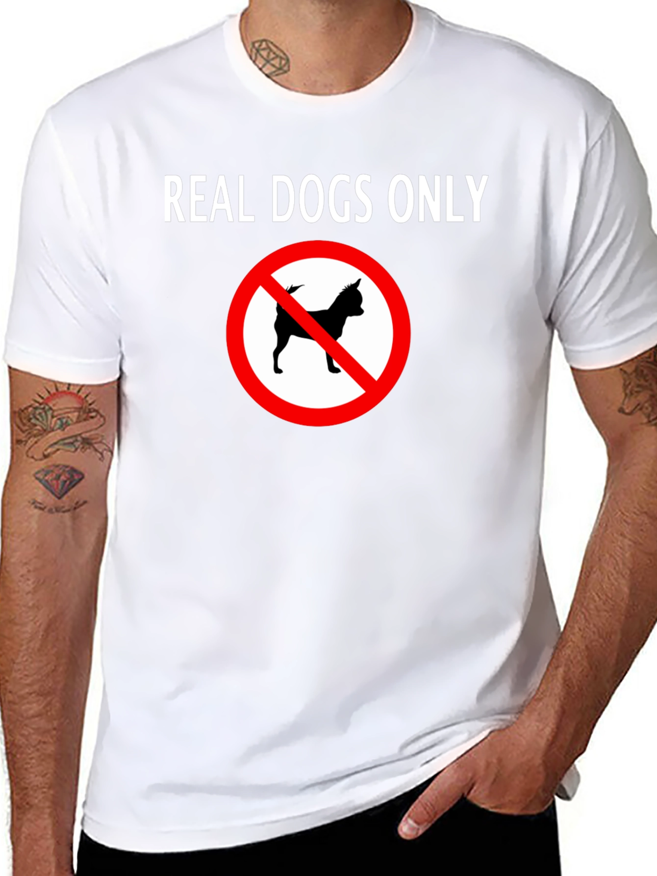 Real Dogs Only Graphic Tee