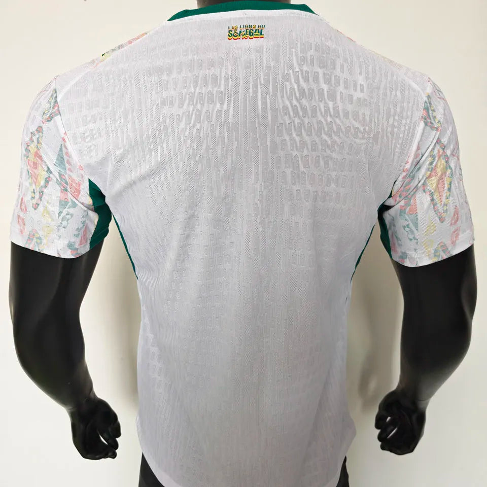 2026/27 Senegal Home White Player Version Soccer Jersey 2 星 Back