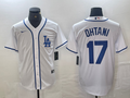 Men's Los Angeles Dodgers Shohei Ohtani #17 White Alternate Limited Player Jerseys