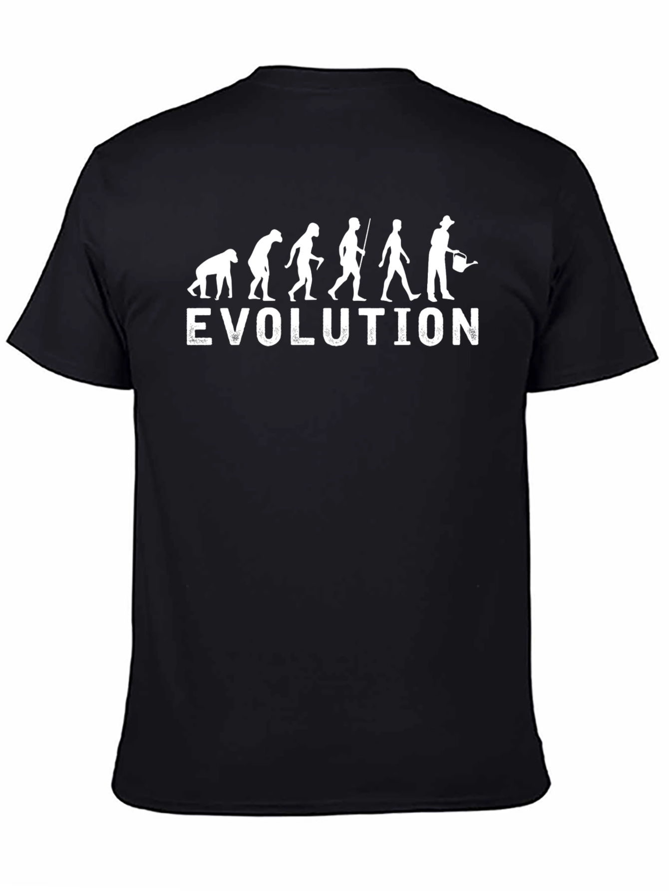 Evolution Gardener T-Shirt - Black Cotton Tee