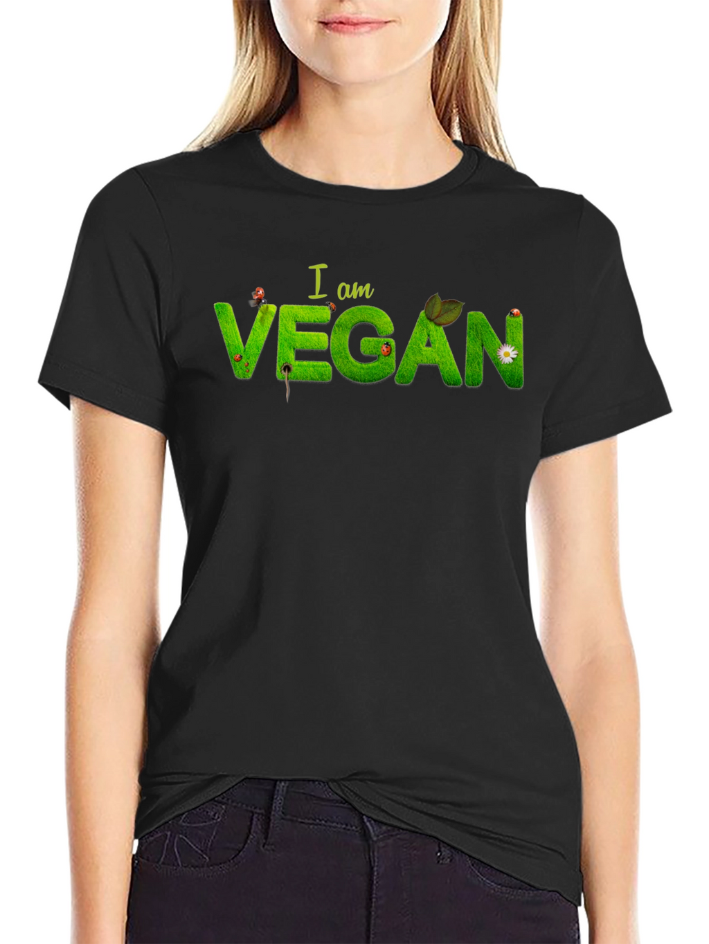 I am Vegan Graphic T-Shirt