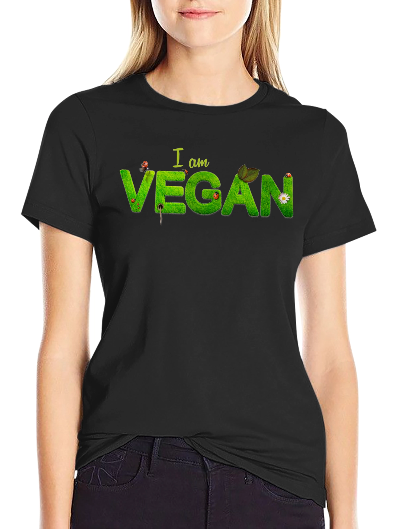 I am Vegan Graphic T-Shirt