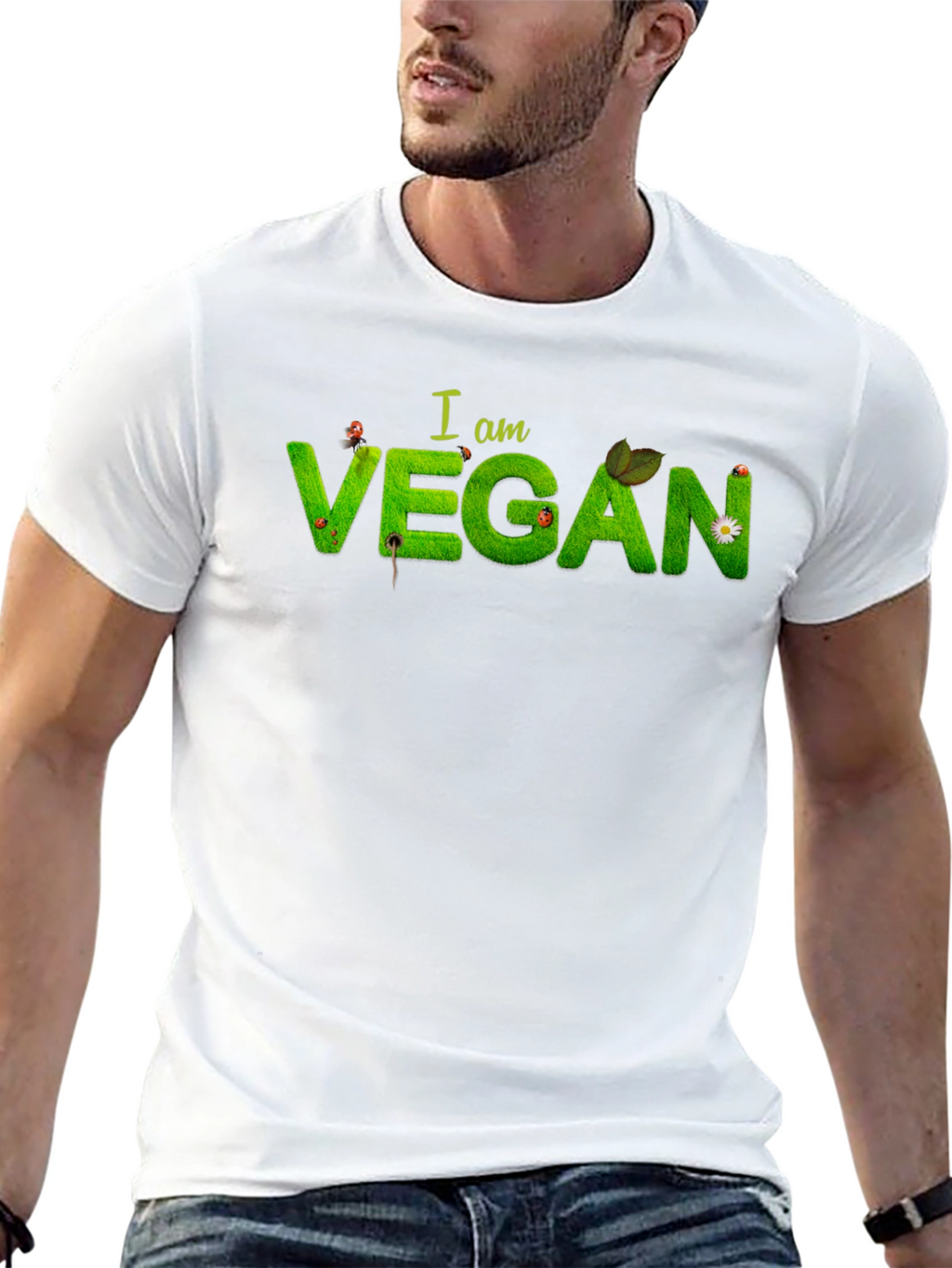 I am Vegan Graphic T-Shirt