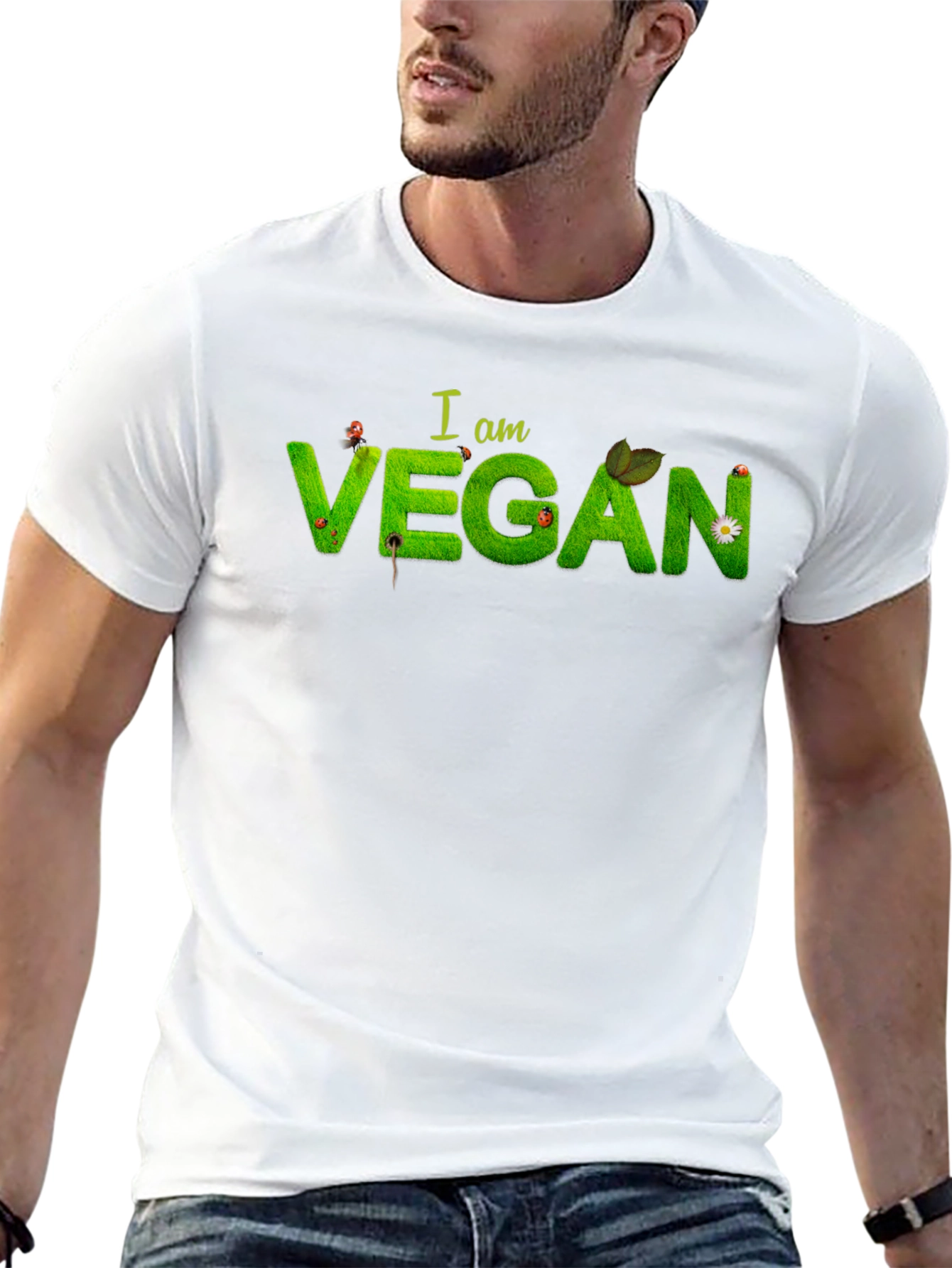 I am Vegan Graphic T-Shirt