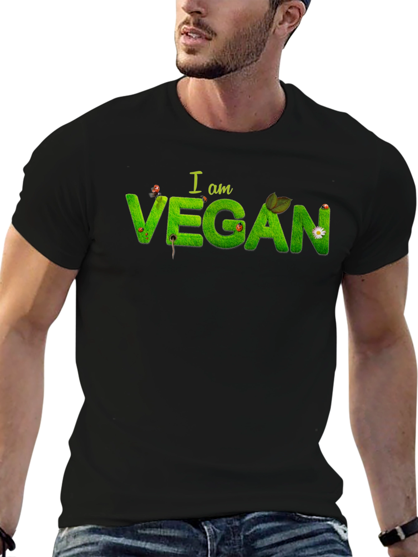 I am Vegan Graphic T-Shirt