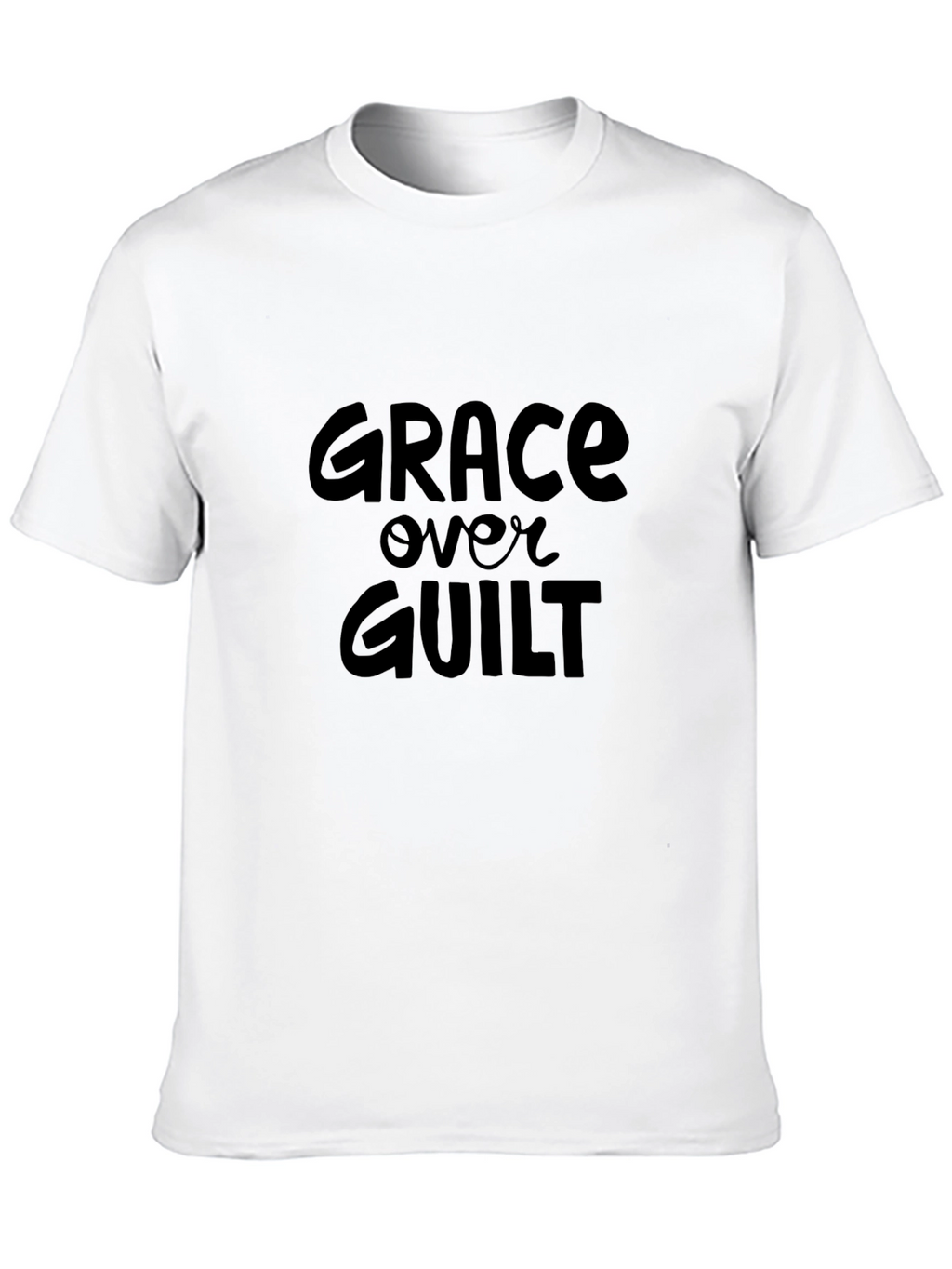 Grace Over Guilt Black Graphic Tee