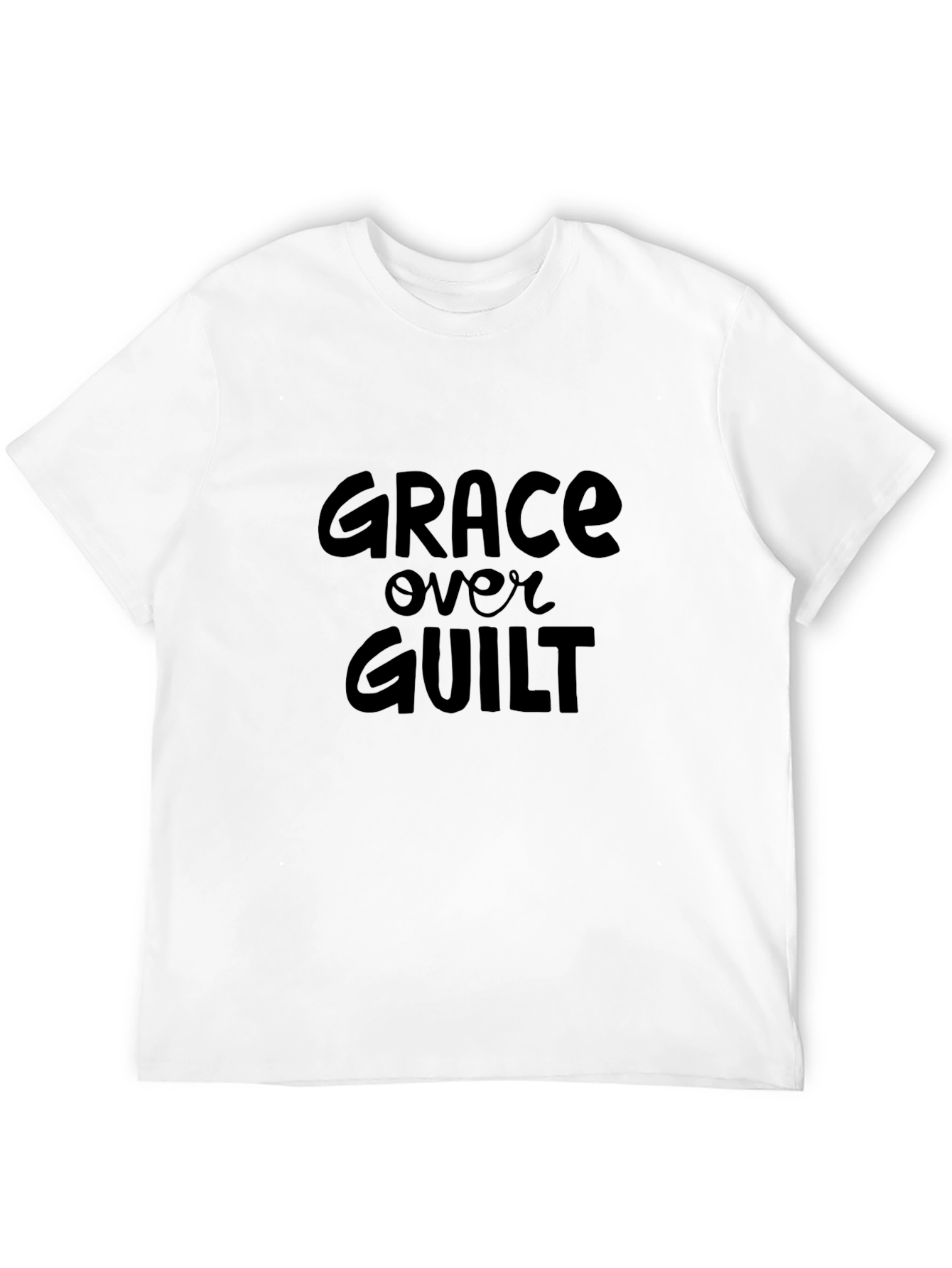 Grace Over Guilt Black Graphic Tee