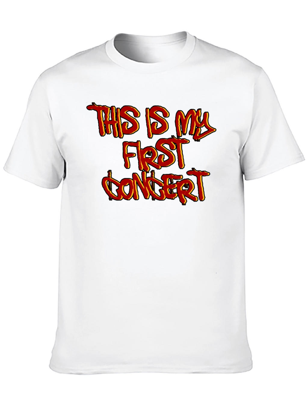 First Concert Graphic T-Shirt - Black Cotton Tee
