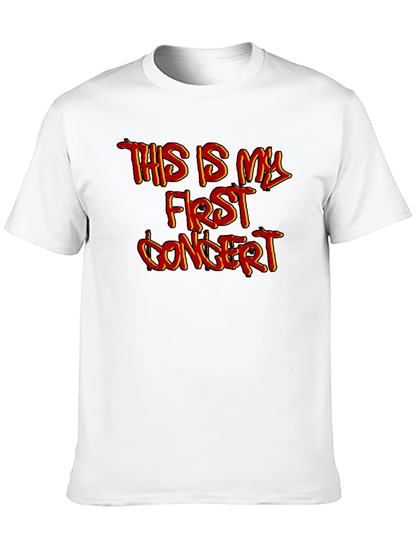 First Concert Graphic T-Shirt - Black Cotton Tee