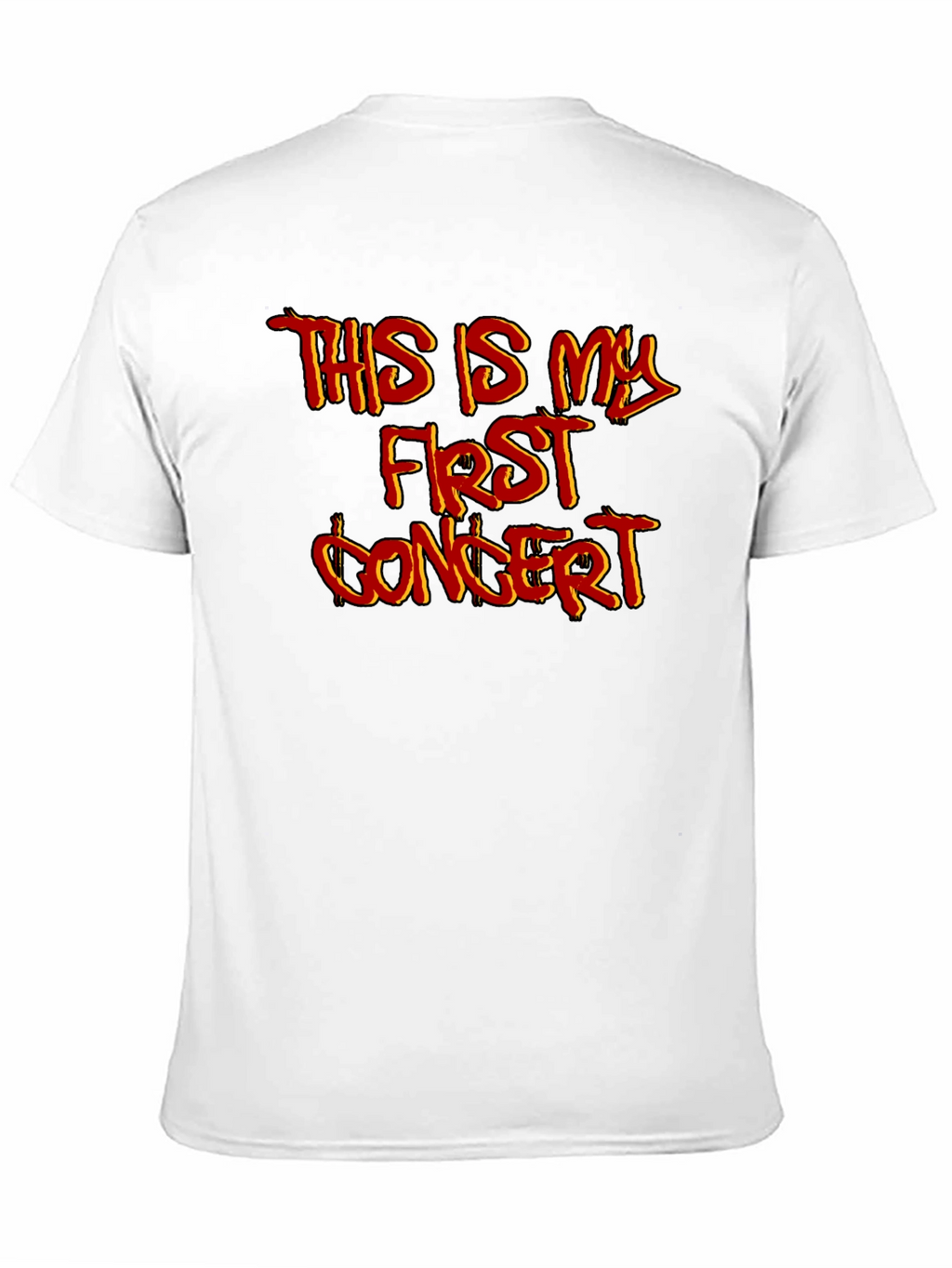 First Concert Graphic T-Shirt - Black Cotton Tee