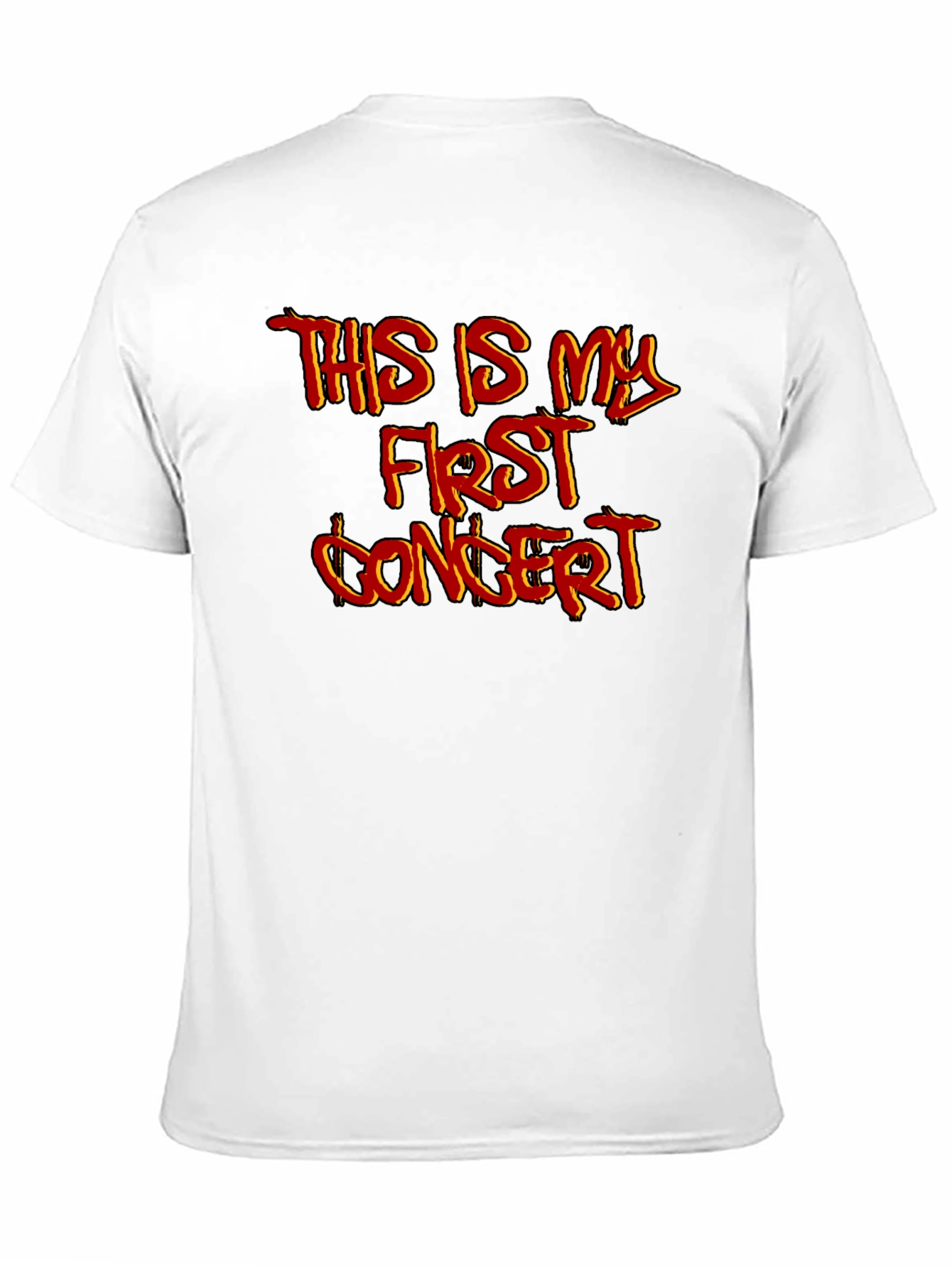 First Concert Graphic T-Shirt - Black Cotton Tee