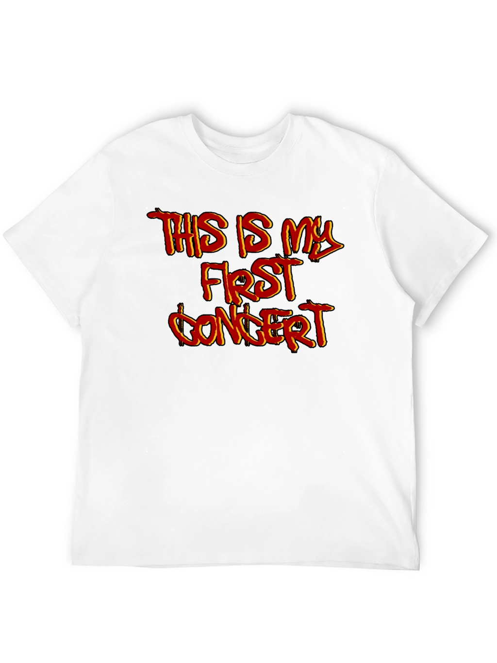 First Concert Graphic T-Shirt - Black Cotton Tee