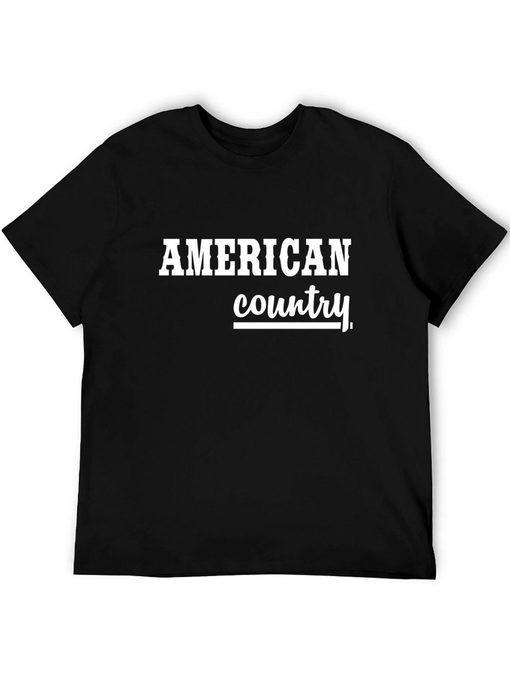 American Country Graphic Tee - Classic Black