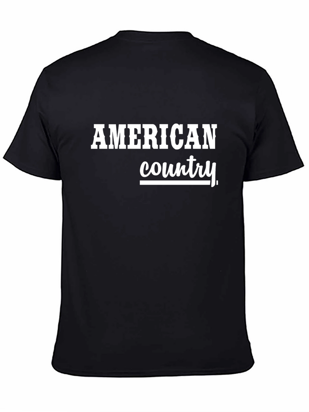 American Country Graphic Tee - Classic Black