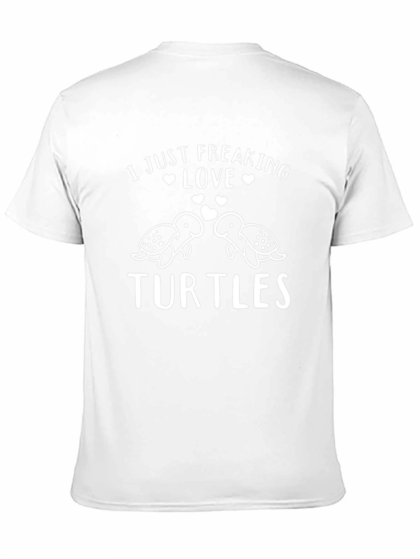 I Just Freaking Love Turtles Black T-Shirt
