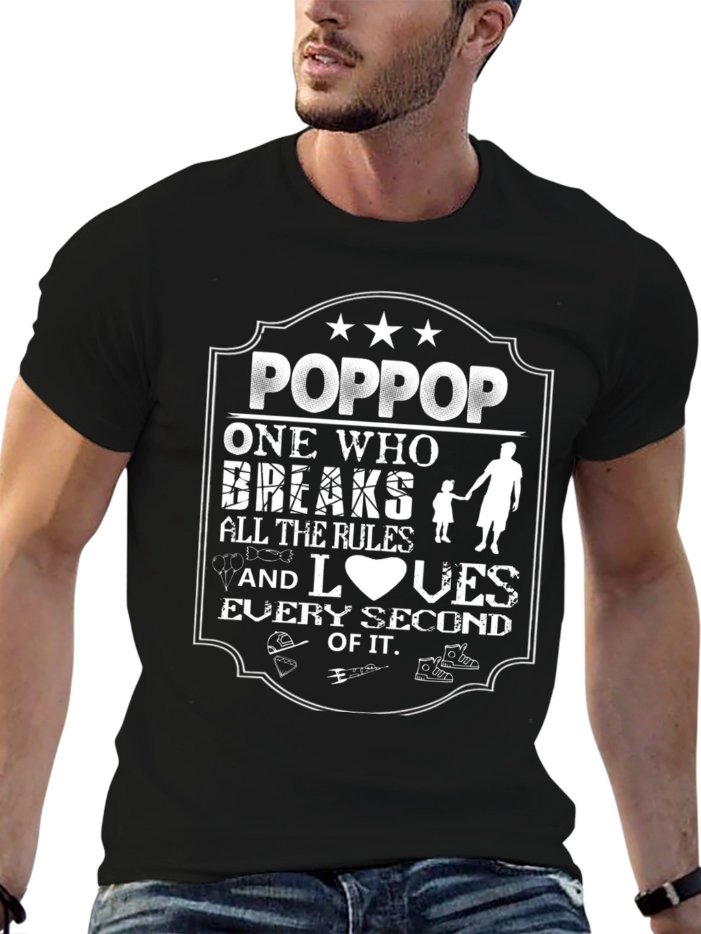 PopPop Breaks All The Rules T-Shirt