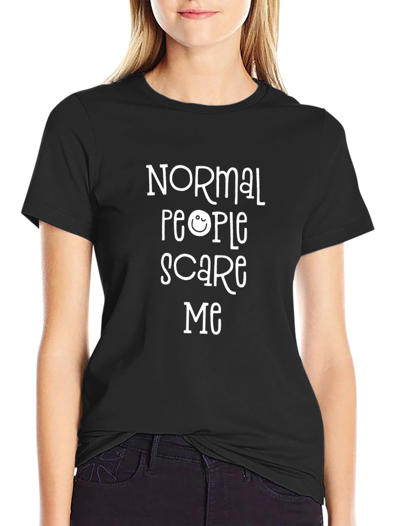 Normal People Scare Me Graphic T-Shirt
