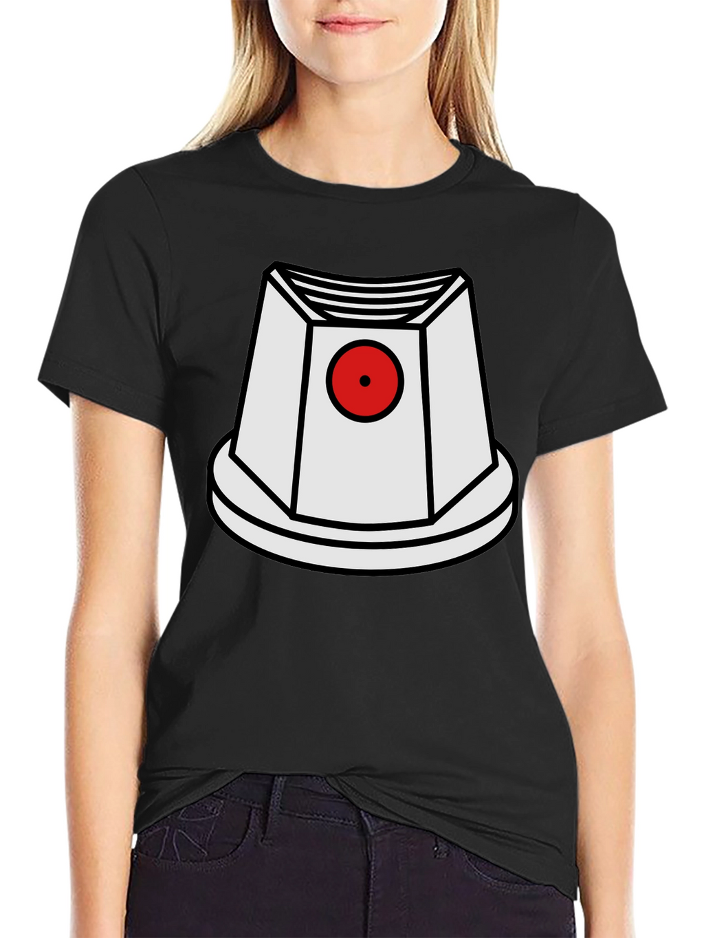 Funky Graphic Tee - Spray Paint Cap Design