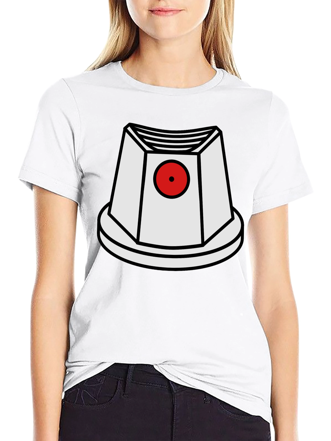 Funky Graphic Tee - Spray Paint Cap Design