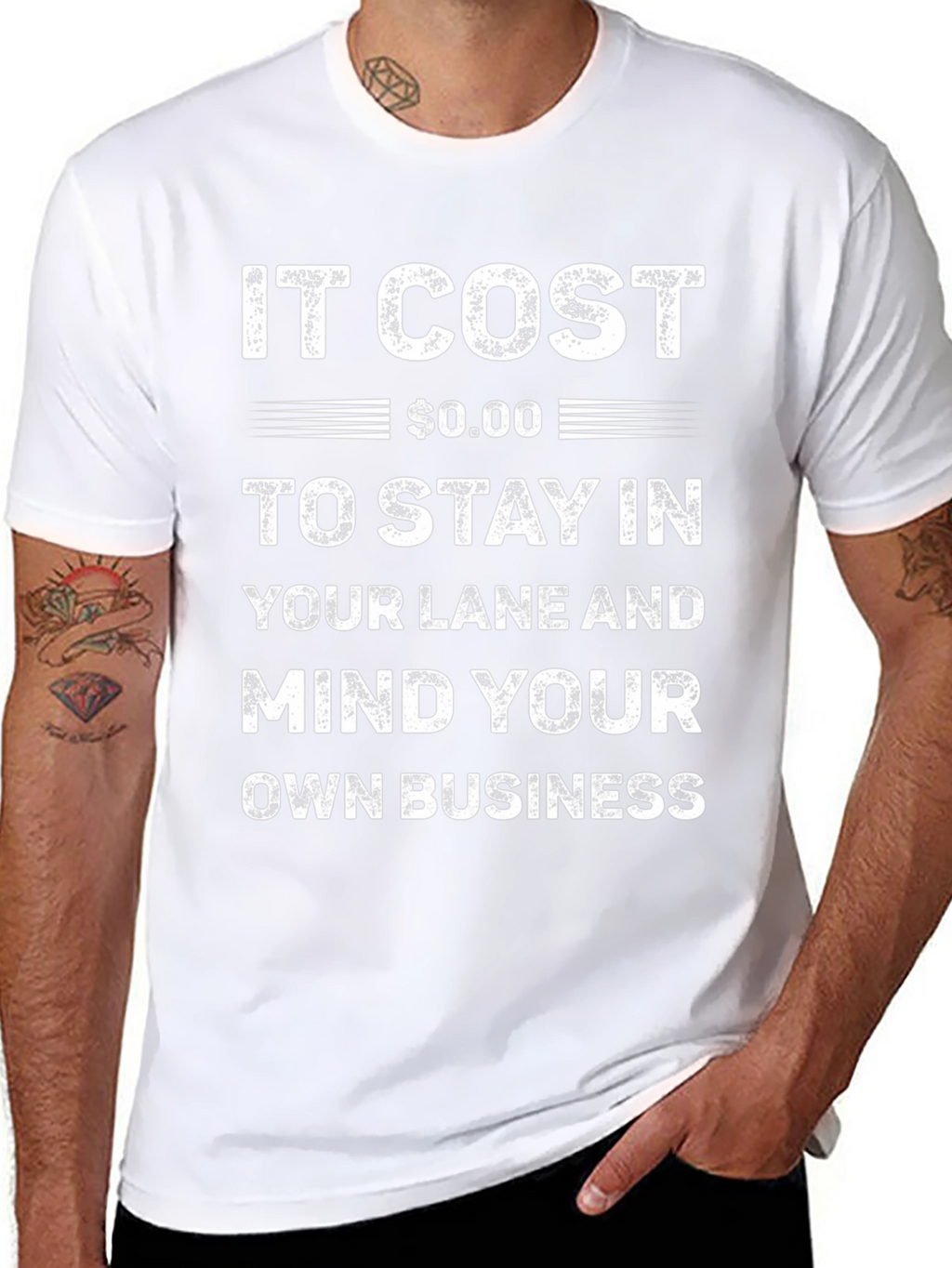 It Cost $0.00 Mind Your Own Business T-Shirt
