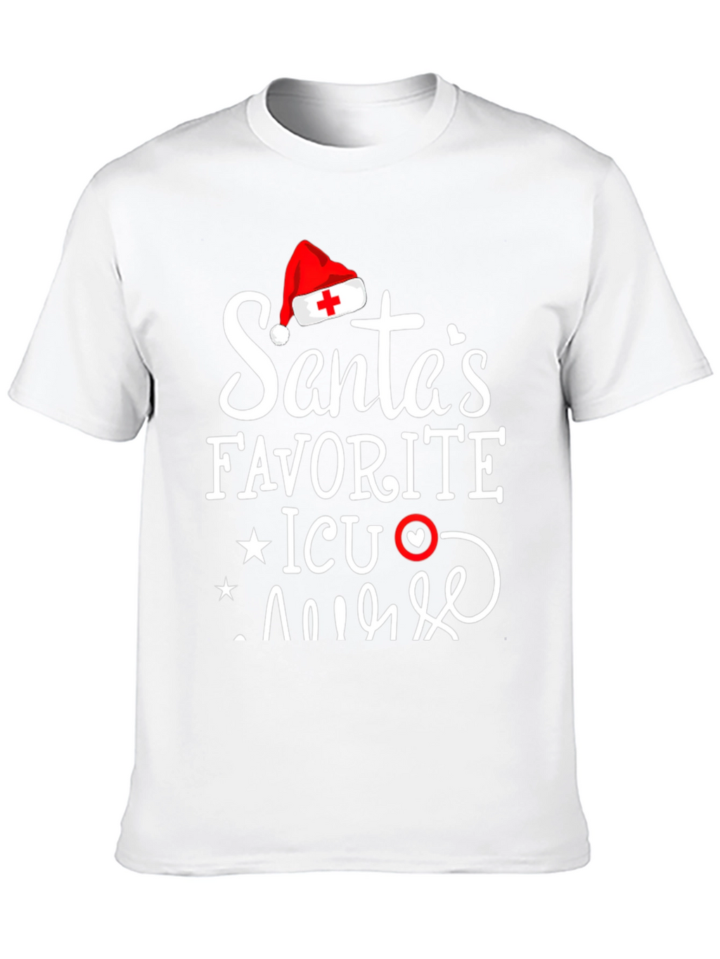 Santas Favorite ICU Nurse T-Shirt