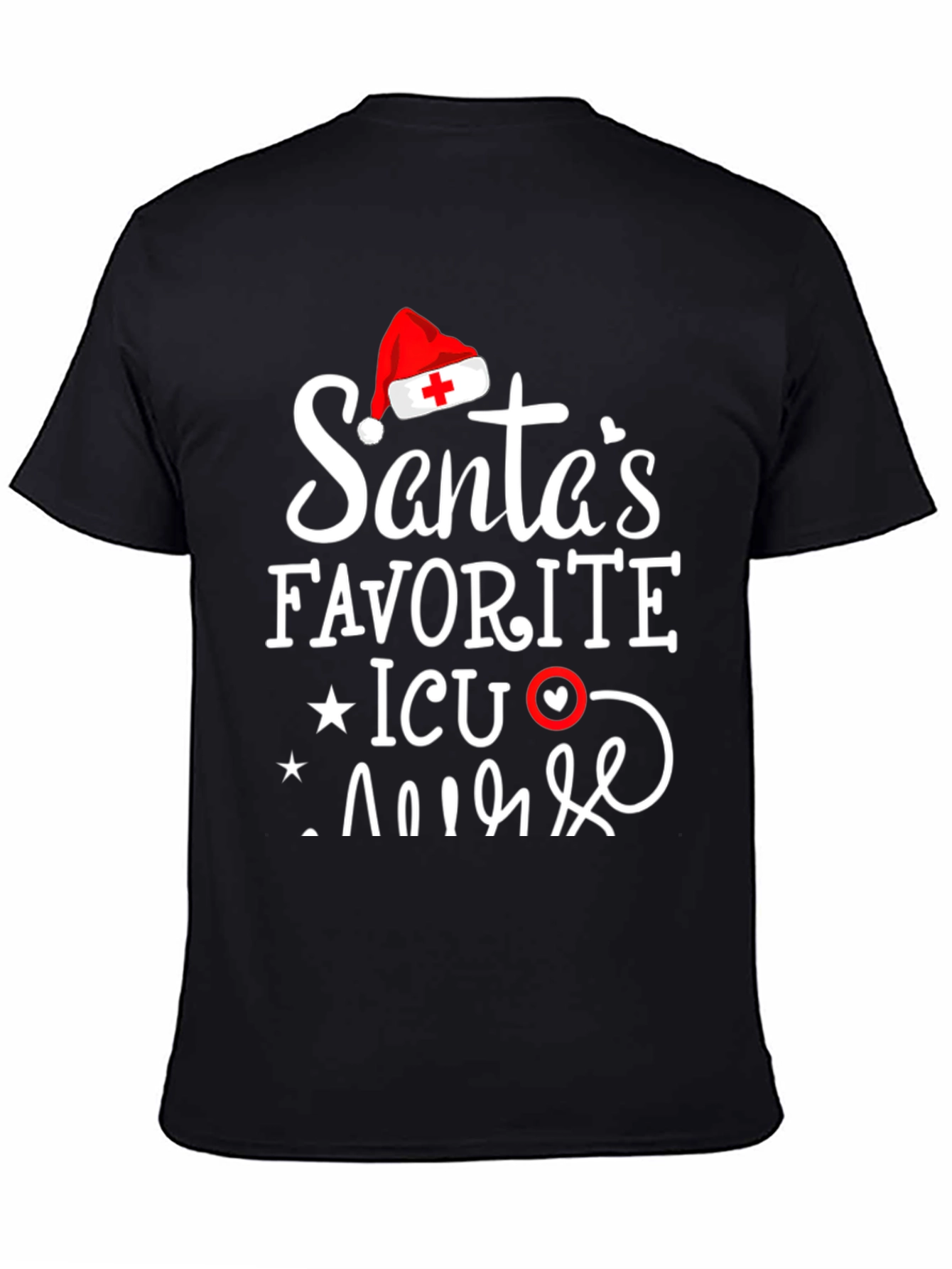 Santas Favorite ICU Nurse T-Shirt