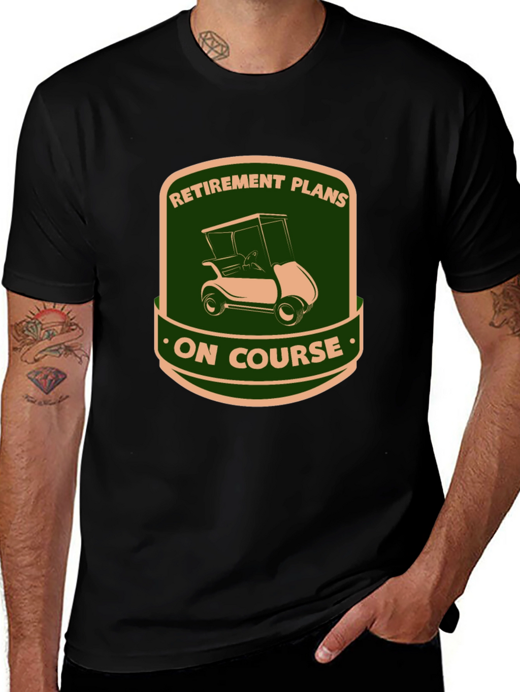 Retirement Plans Golf Cart T-Shirt