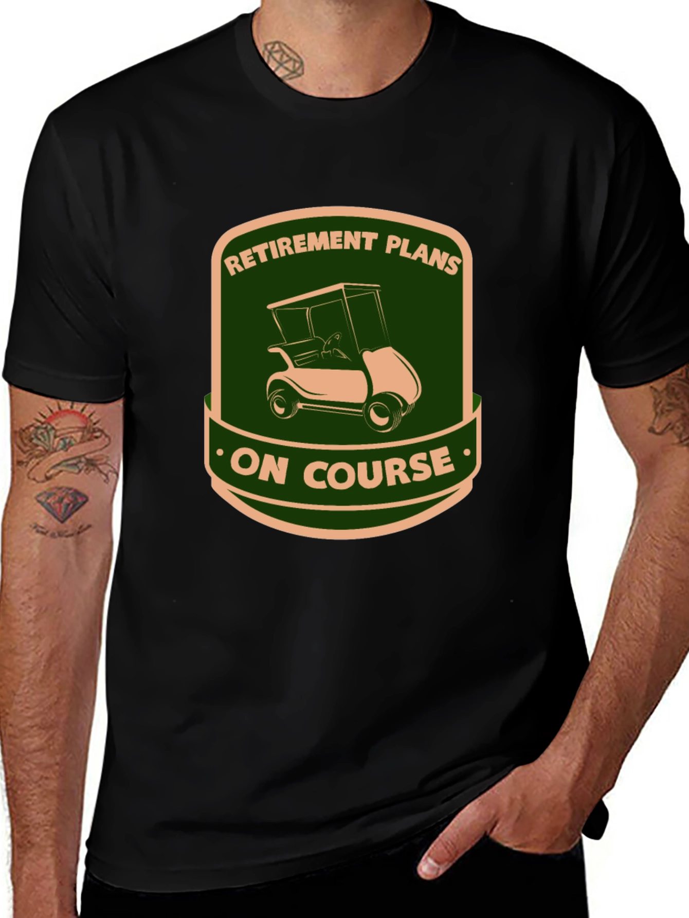 Retirement Plans Golf Cart T-Shirt