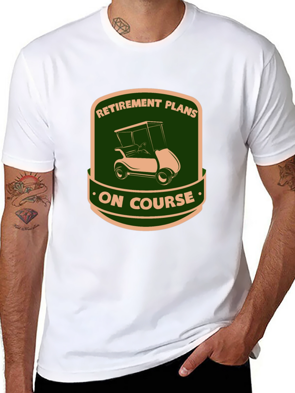 Retirement Plans Golf Cart T-Shirt