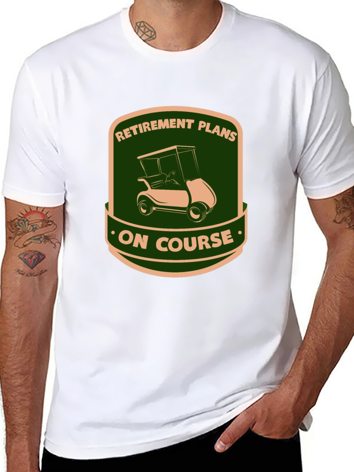 Retirement Plans Golf Cart T-Shirt