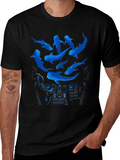 Astronaut Whale Shark T-Shirt - Space Ocean Graphic Tee