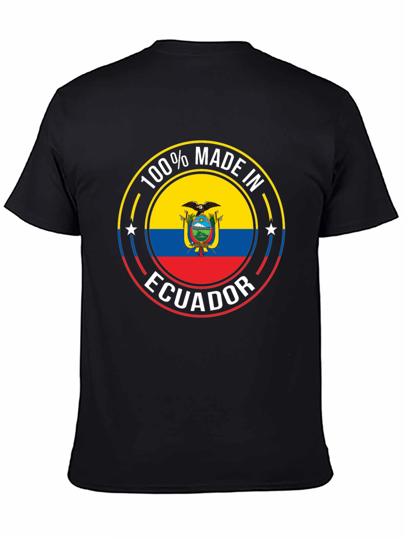 Ecuador Flag Pride T-Shirt - 100% Made in Ecuador