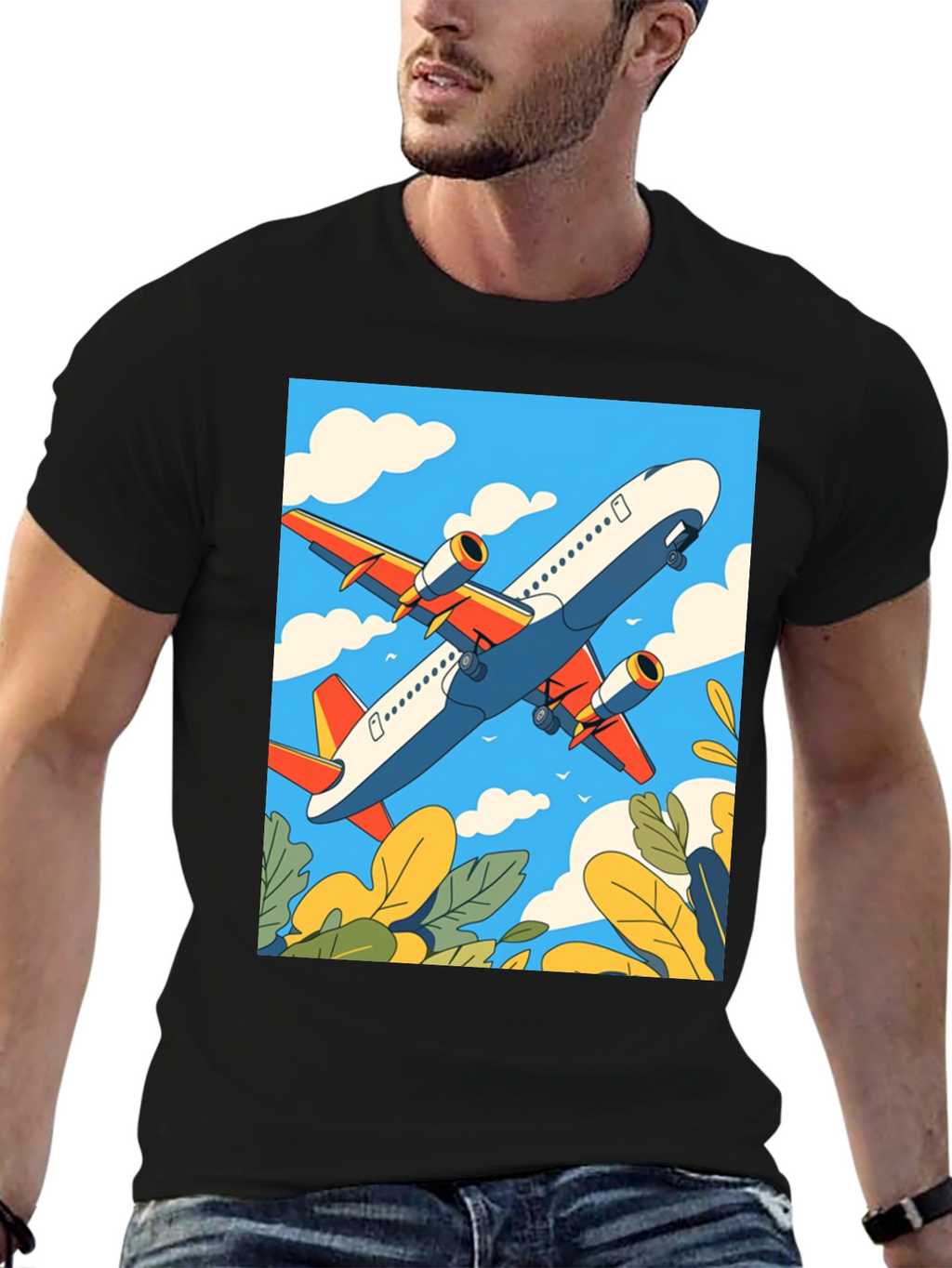 Airplane Graphic Tee - Sky High Style
