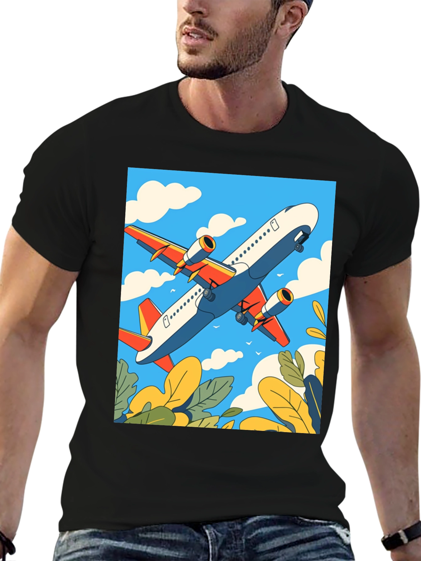 Airplane Graphic Tee - Sky High Style