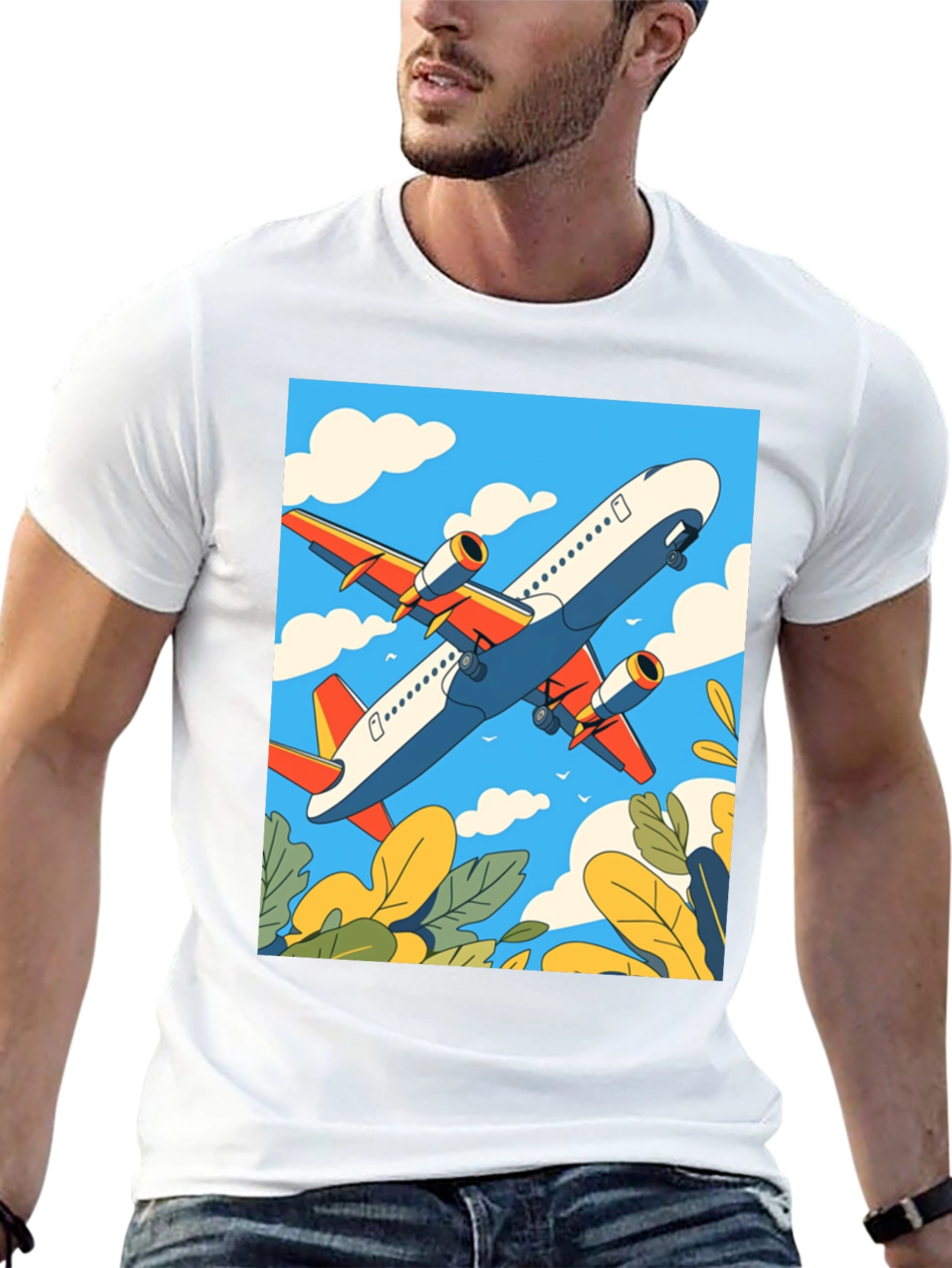 Airplane Graphic Tee - Sky High Style