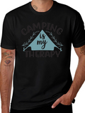 Camping is My Therapy Graphic Tee