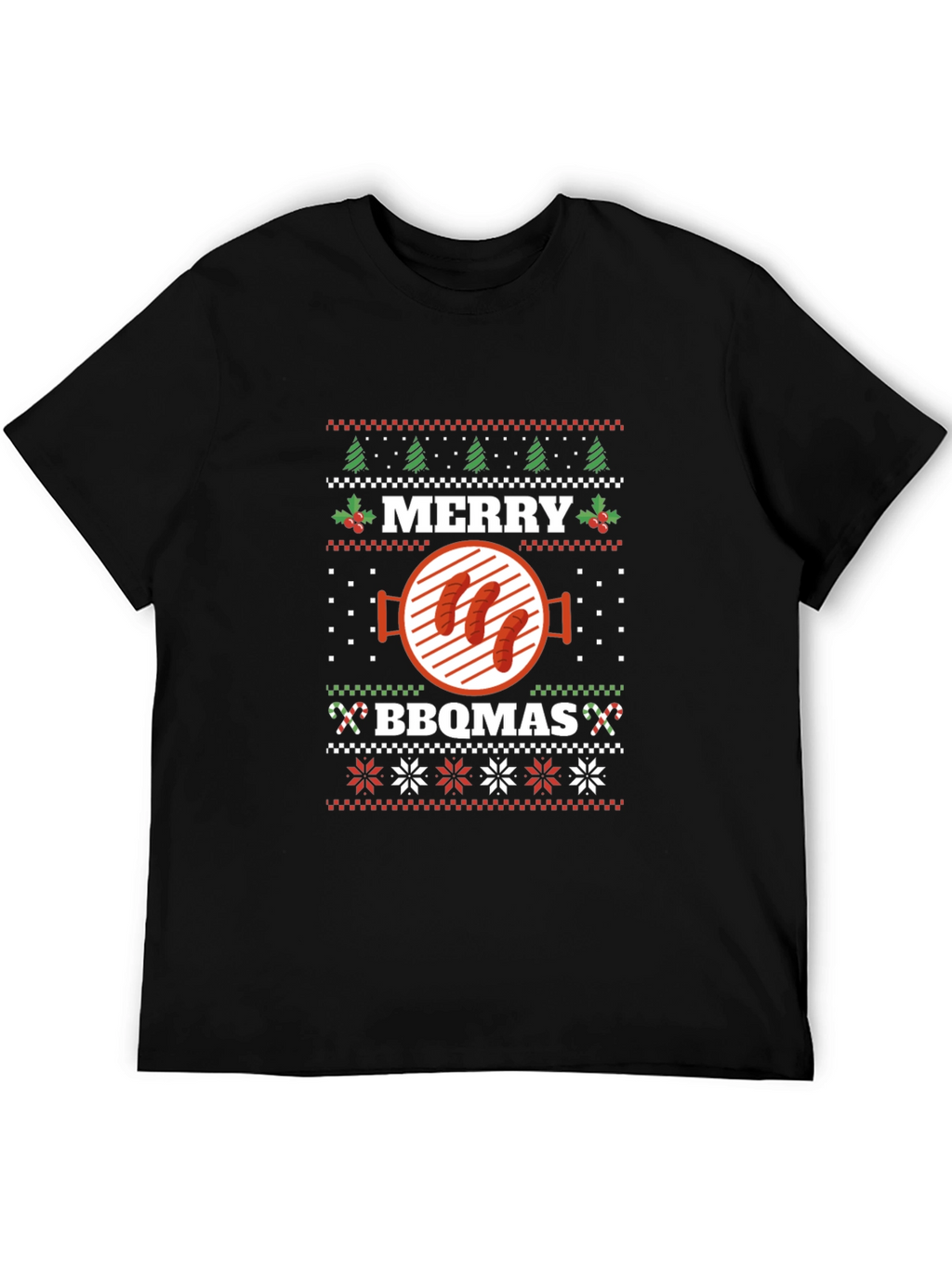 Merry BBQmas Christmas Grill T-Shirt