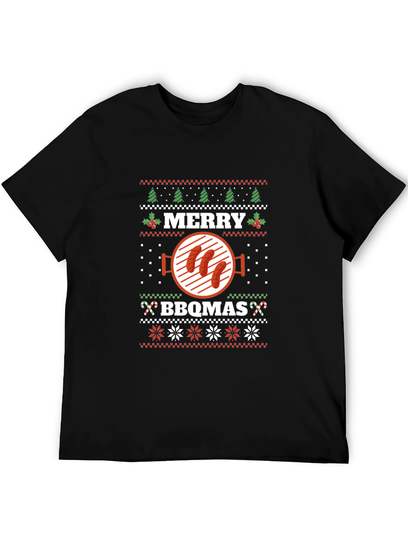 Merry BBQmas Christmas Grill T-Shirt