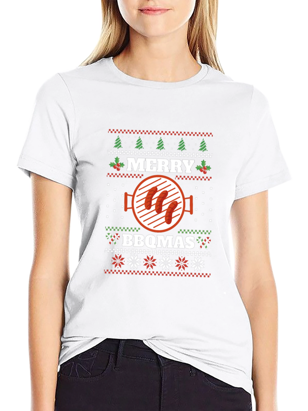 Merry BBQmas Christmas Grill T-Shirt