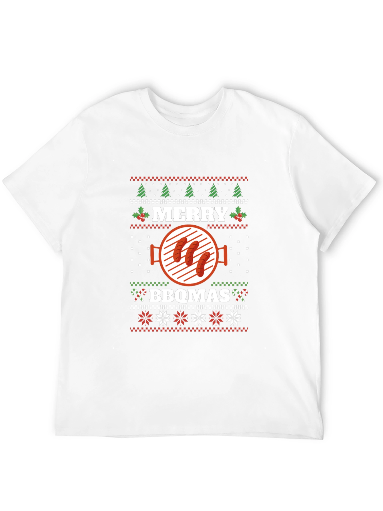 Merry BBQmas Christmas Grill T-Shirt