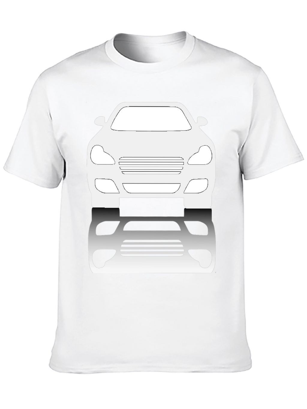 Car Silhouette Graphic Tee - Black
