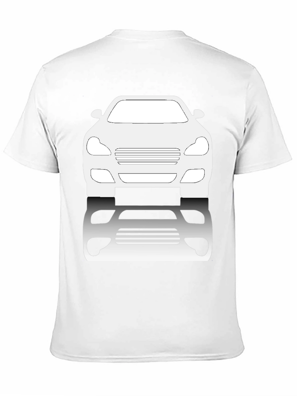Car Silhouette Graphic Tee - Black