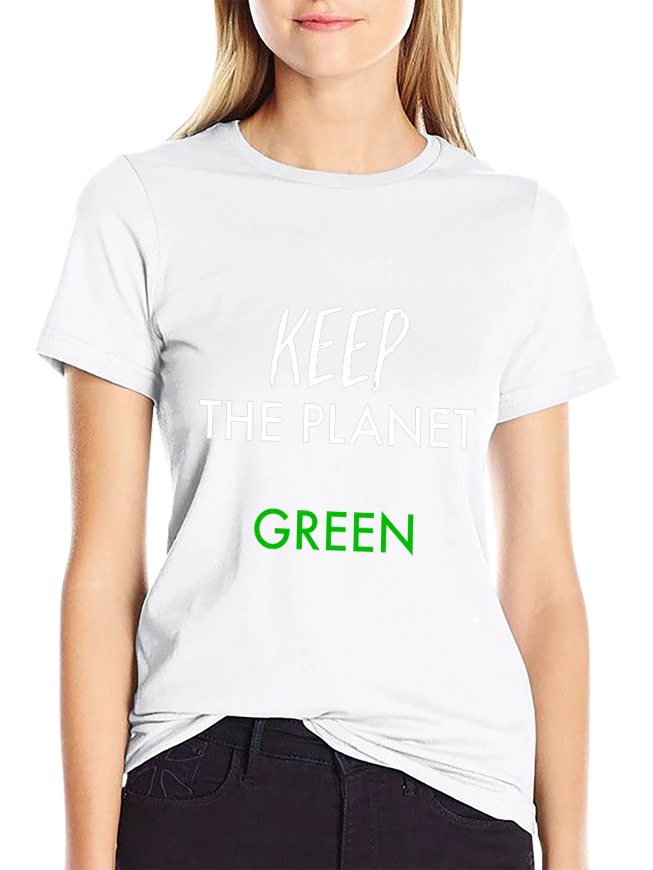 Keep the Planet Green T-Shirt - Eco-Friendly Tee
