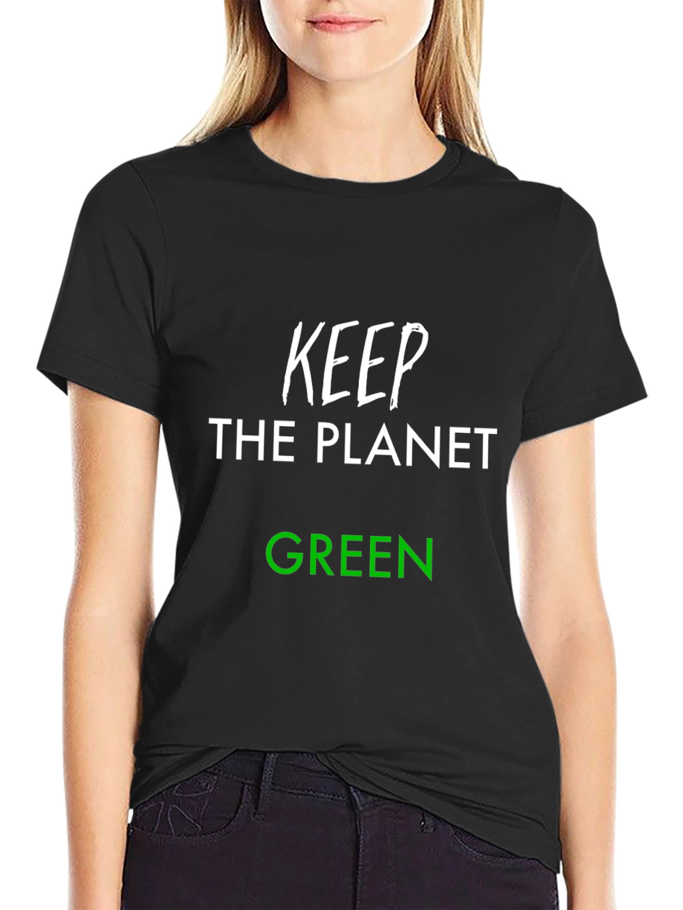 Keep the Planet Green T-Shirt - Eco-Friendly Tee